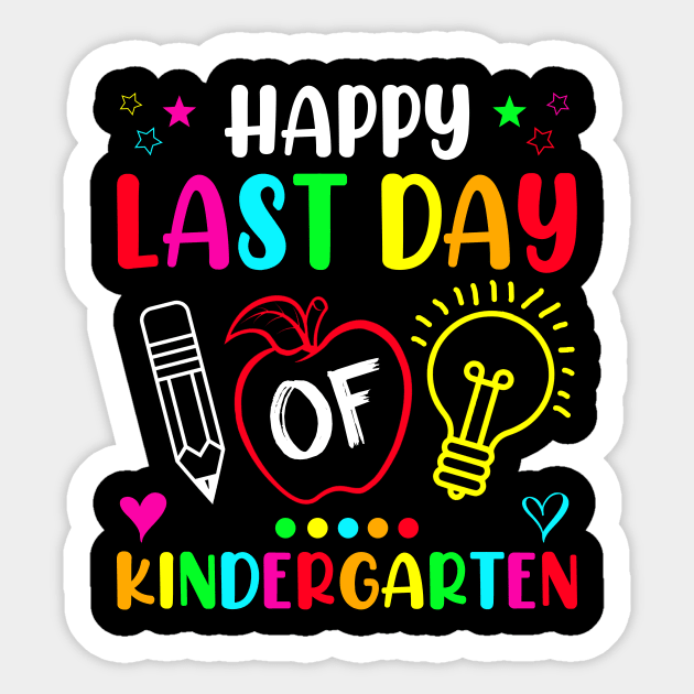 Happy Last Day Of Kindergarten Sticker by Jenna Lyannion